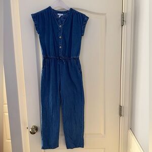 Girls chambray romper